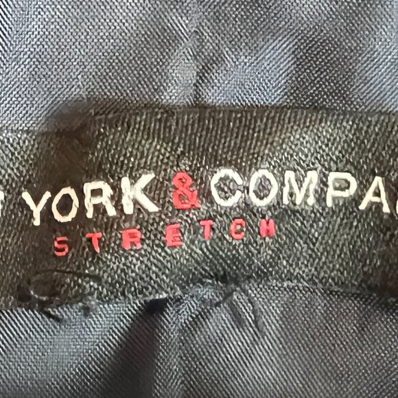 New York & Company Womens 3/4 Sleeve Dark Gray Stretch Blazer Two-Button Closure - Picture 12 of 14